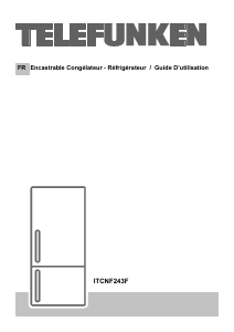 Manual Telefunken ITCNF243F Fridge-Freezer