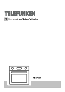 Manual Telefunken PBO78DX Oven