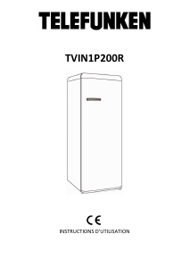 Mode d’emploi Telefunken TVIN1P200R Réfrigérateur