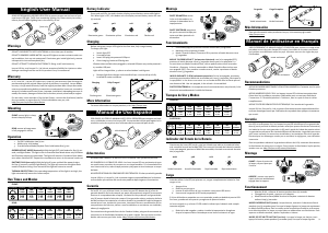 Manual de uso Lezyne Micro Drive (2014) Faro bicicleta