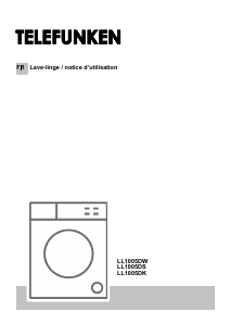 Mode d’emploi Telefunken LL1005DK Lave-linge