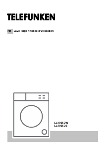 Mode d’emploi Telefunken LL1005DS Lave-linge