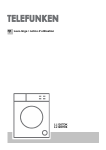 Mode d’emploi Telefunken LL1207DK Lave-linge
