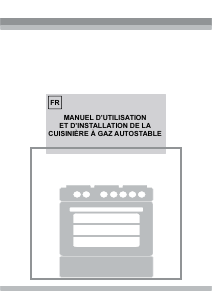 Mode d’emploi Telefunken TFKCG9060GI Cuisinière