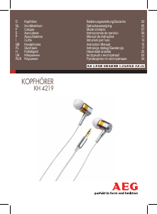 Manual de uso AEG KH 4219 Auriculares