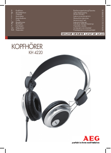 Manual AEG KH 4220 Headphone