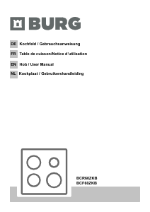 Bruksanvisning Burg BCR60ZKB Häll