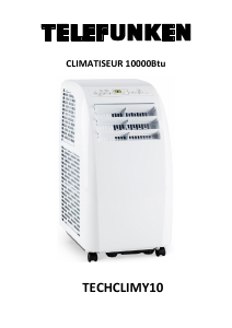 Mode d’emploi Telefunken TECHCLIMY10 Climatiseur