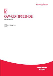 Mode d’emploi Sharp QW-CD41F522I-DE Lave-vaisselle