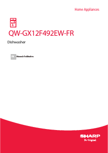 Mode d’emploi Sharp QW-GX12F492EW-FR Lave-vaisselle