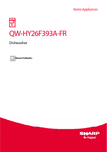 Mode d’emploi Sharp QW-HY26F393A-FR Lave-vaisselle