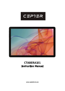 Brugsanvisning Cepter CTABERA101 Tablet