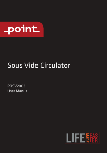Bruksanvisning Point POSV2003 Sous vide-cirkulator