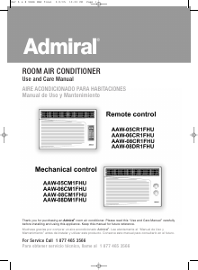 Manual Admiral AAW-06CM1FHU Air Conditioner