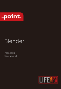Brugsanvisning Point POBL5000 Blender