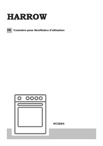Mode d’emploi Harrow HCG66/4 Cuisinière