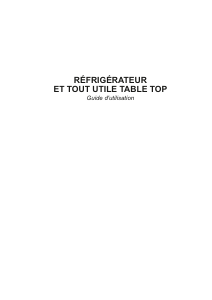 Mode d’emploi Kleo K1400A+ Réfrigérateur
