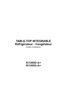 Mode d’emploi Kleo KI1400G-A+ Réfrigérateur