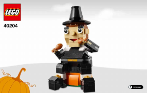 Manual de uso Lego set 40204 Holiday & Events Festín del peregrino LEGO
