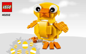 Manual Lego set 40202 Holiday & Events Easter chick
