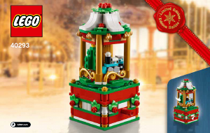 Bruksanvisning Lego set 40293 Holiday & Events Julkarusell