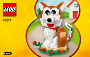 Manual Lego set 40235 Holiday & Events Year of the dog