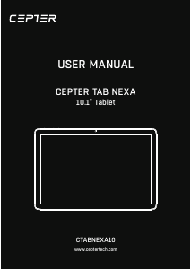 Brugsanvisning Cepter CTABNEXA10 Tablet