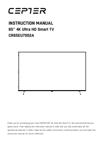 Handleiding Cepter CR65EU7002A LED televisie