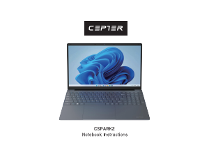 Handleiding Cepter CSPARK2 Laptop