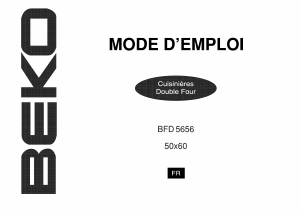 Käyttöohje BEKO BFD 5656 C Liesi