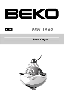 Käyttöohje BEKO FRN 1960 Pakastin