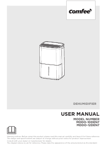 Mode d’emploi Comfee MDDO-10DEN7 Déshumidificateur