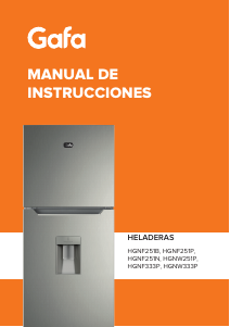 Manual de uso Gafa HGNF251B Frigorífico combinado