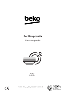 Priručnik BEKO BDIN25323 Perilica posuđa