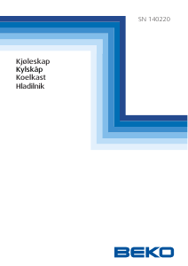 Bruksanvisning BEKO SN 140220 Kjøleskap