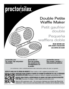 Mode d’emploi Proctor Silex 26102MN Gaufrier