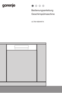 Bedienungsanleitung Gorenje ULTRA16BIWIFIX Geschirrspüler