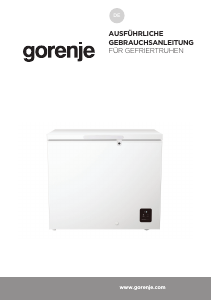 Bedienungsanleitung Gorenje FHC22A6W5 Gefrierschrank