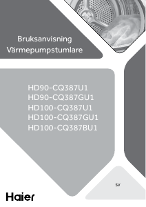 Bruksanvisning Haier HD90-CQ387U1 Torktumlare