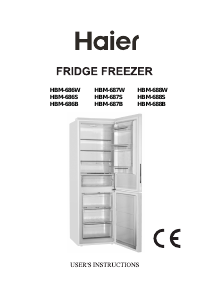 Manuál Haier HBM-686SNFN Lednice s mrazákem