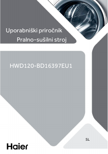 Priročnik Haier HWD120-BD16397EU1 Pralno-sušilni stroj