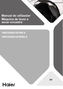 Instrukcja Haier HWDQ90-B416FWB Pralko-suszarka