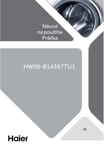 Návod Haier HW100-B14387U1 Práčka