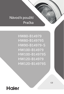 Návod Haier HW120-B14979 Práčka