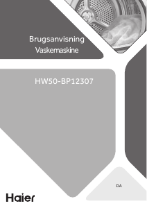 Brugsanvisning Haier HW50-BP12307 Vaskemaskine