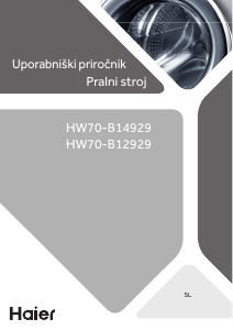 Priročnik Haier HW70-B14929 Pralni stroj