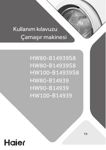 Kullanım kılavuzu Haier HW90-B14939 Çamaşır makinesi