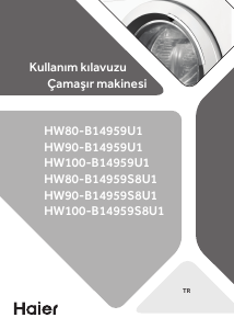 Kullanım kılavuzu Haier HW90-B14959U1 Çamaşır makinesi