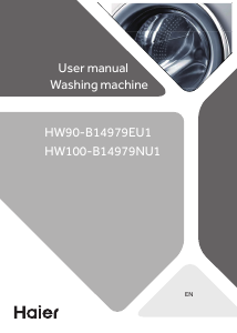 Manual Haier HW90-B14979EU1 Washing Machine