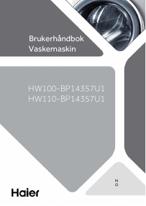 Bruksanvisning Haier HW90-BP14357TU1 Vaskemaskin